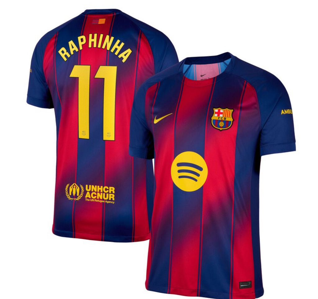 Raphinha 11 Barcelona 2025-26 Home  2 piece set