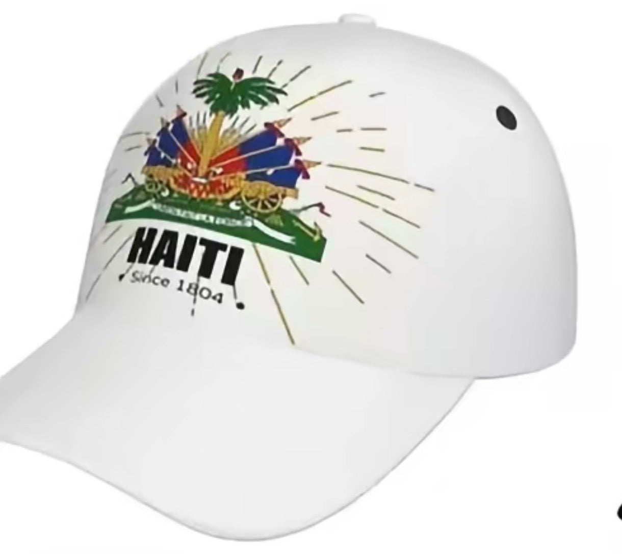 baseball cap with Haitian flag by couvri