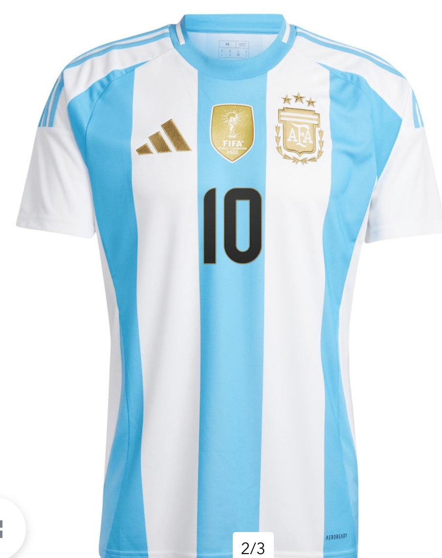 Lionel Messi 10 Argentina 2024/25 Home Jersey – Men