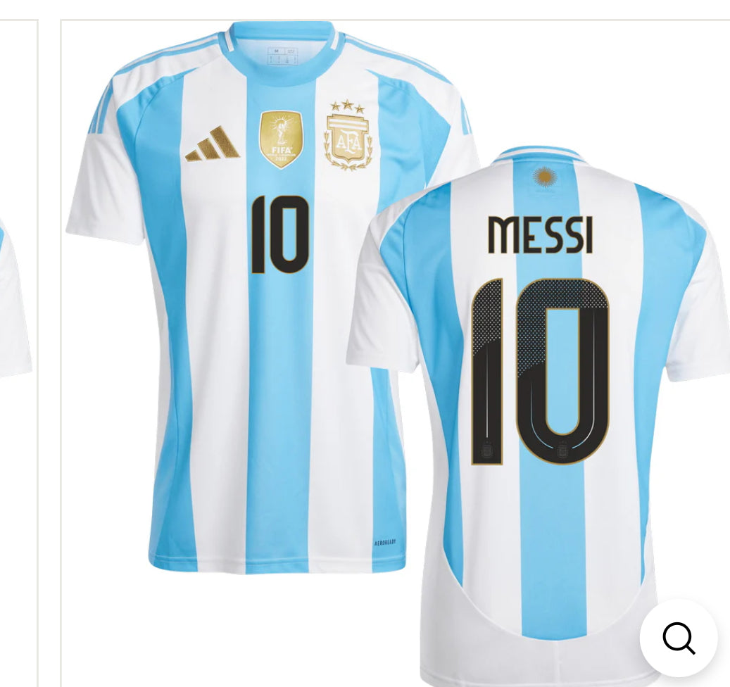 Lionel Messi 10 Argentina 2024/25 Home Jersey – Men