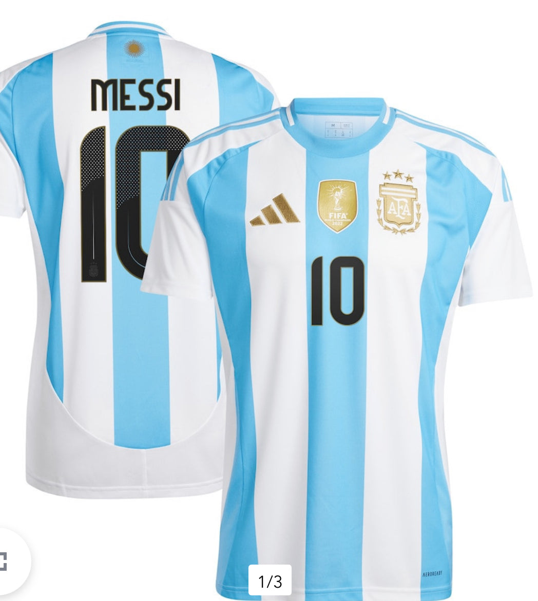 Lionel Messi 10 Argentina 2024/25 Home Jersey – Men