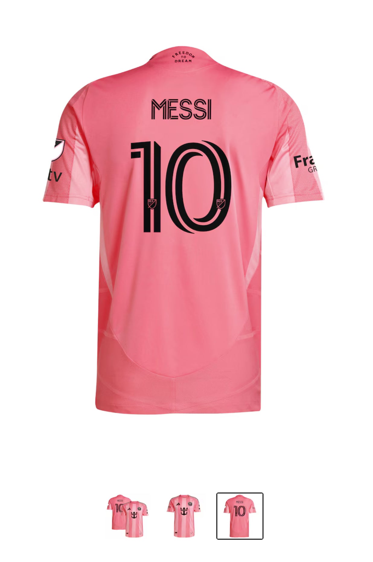 Back
Men's Inter Miami CF adidas Light Pink