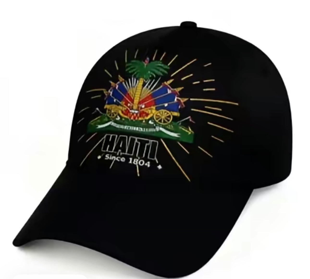 baseball cap with Haitian flag by couvri