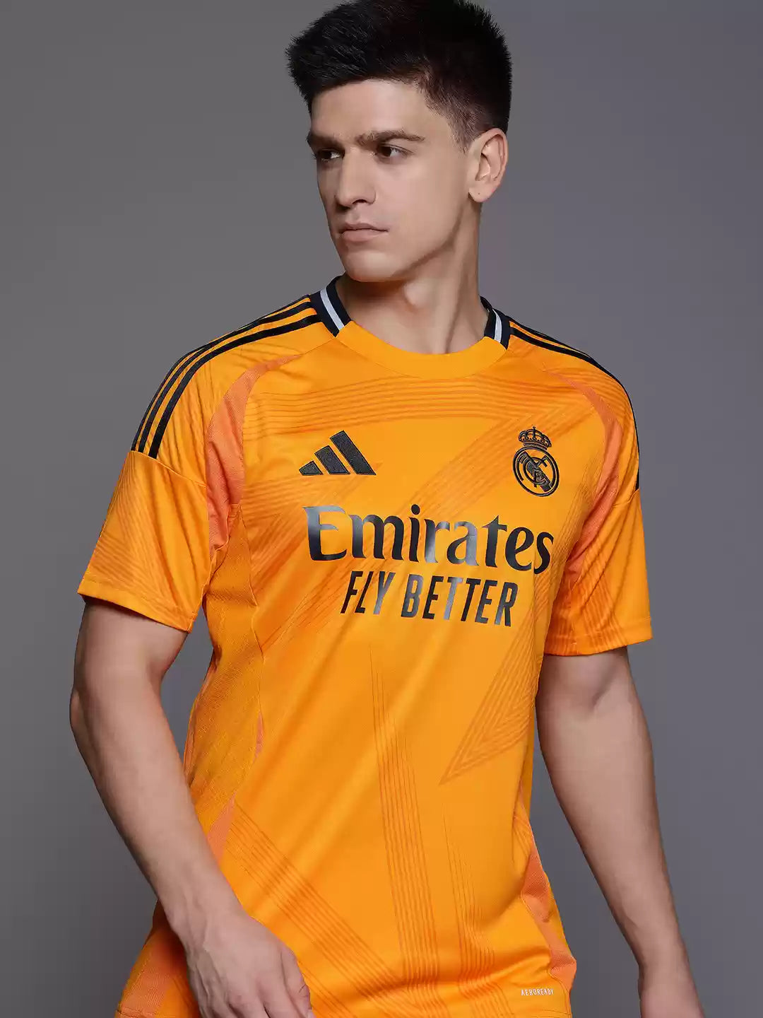Real Madrid jerseys orange